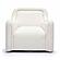 Charli Cream Basketweave Chenille Swivel Chair by TOV Furniture
