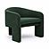 Marla Forest Green Boucle Accent Chair by TOV Furniture