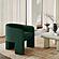 Marla Forest Green Boucle Accent Chair by TOV Furniture