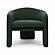 Marla Forest Green Boucle Accent Chair by TOV Furniture