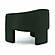 Marla Forest Green Boucle Accent Chair by TOV Furniture