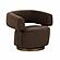River Chocolate Brown Performance Velvet Swivel Accent Chair by TOV Furniture