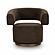 River Chocolate Brown Performance Velvet Swivel Accent Chair by TOV Furniture