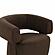 River Chocolate Brown Performance Velvet Swivel Accent Chair by TOV Furniture