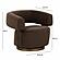 River Chocolate Brown Performance Velvet Swivel Accent Chair by TOV Furniture