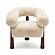 Spara Natural Straight Vegan Shearling Accent Chair by TOV Furniture