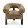 Spara Taupe Straight Vegan Shearling Accent Chair by TOV Furniture
