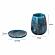 Rounded Blue Swirl Resin Kiddush Cup by TOV Furniture