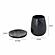 Rounded Black Swirl Resin Kiddush Cup by TOV Furniture