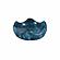 Platform Blue Swirl Resin Kiddush Cup by TOV Furniture