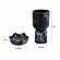 Platform Black Swirl Resin Kiddush Cup by TOV Furniture