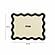 TOV Cream & Black Wavy Challah Cover by TOV Furniture