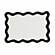 Scalloped Edge Black and White Cotton Placemat - Set of 4 by TOV Furniture