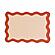 Scalloped Edge Rust and Orange Cotton Placemat - Set of 4 by TOV Furniture