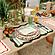 Scalloped Edge Olive Green Cotton Placemat - Set of 4 by TOV Furniture
