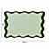 Scalloped Edge Olive Green Cotton Placemat - Set of 4 by TOV Furniture