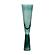 Flute Green Champagne Glasses - Set of 4 by TOV Furniture