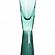 Flute Green Champagne Glasses - Set of 4 by TOV Furniture