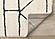 Talia Cream Black Geometric Lattice Design Rug by Kalora