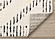 Talia Cream Black Striped Diamond Rug by Kalora