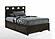 Tamarind Dark Chocolate Platform Bed by Night & Day Furniture