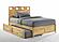 Tamarind Natural Platform Bed by Night & Day Furniture