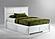 Tarragon White Platform Bed by Night & Day Furniture