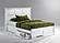 Tarragon White Platform Bed by Night & Day Furniture