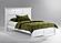 Tarragon White Platform Bed by Night & Day Furniture