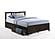 Thyme Dark Chocolate Platform Bed by Night & Day Furniture