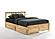 Thyme Natural Platform Bed by Night & Day Furniture