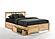 Thyme Natural Platform Bed by Night & Day Furniture
