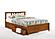 Thyme Cherry Platform Bed by Night & Day Furniture