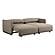 Serta&reg; Toronto Queen Convertible Sofa in Brown by Lifestyle