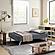 Serta&reg; Trenton Convertible Futon in Charcoal by Lifestyle