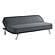 Serta&reg; Trenton Convertible Futon in Charcoal by Lifestyle