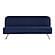 Serta&reg; Trenton Convertible Futon in Navy by Lifestyle