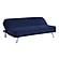 Serta&reg; Trenton Convertible Futon in Navy by Lifestyle