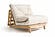 Hakone Twin Tri-Fold Futon Frame - Solid Beech Wood by Comfort Pure