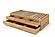 Captains Bed with Double Layer Drawers - Twin XL Size - Eco-Friendly Solid Beech Wood by Comfort Pure