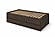 Captains Bed with Double Layer Drawers - Twin XL Size - Eco-Friendly Solid Beech Wood by Comfort Pure