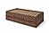 Captains Bed with Double Layer Drawers - Twin XL Size - Eco-Friendly Solid Beech Wood by Comfort Pure