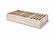 Captains Bed with Single Layer Drawers - Twin Size - Eco-Friendly Solid Beech Wood by Comfort Pure