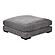 Tumble Ottoman Charcoal by Moe's Home Collection