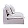 Olivia Slipper Chair White by Moe's Home Collection