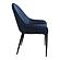 Lapis Dining Chair Dark Blue (Set of 2) by Moe's Home Collection