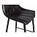 Alibi Counter Stool Matte Black (Set of 2) by Moe's Home Collection