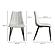 Alibi Dining Chair Ivory (Set of 2) by Moe's Home Collection