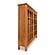 Burlington Wood 2-Door Bookcase w/Glass Doors by Vermont Furniture Designs