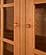 Burlington Wood 2-Door Bookcase w/Glass Doors by Vermont Furniture Designs